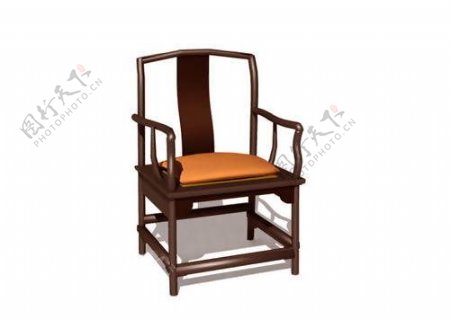 中式椅子3d中式家具模型10