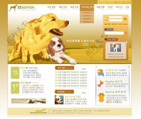 宠物用品促销网页