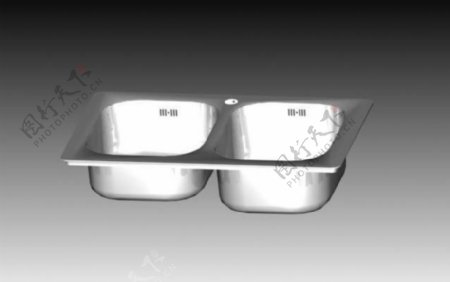 厨盆053D模型