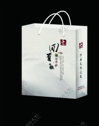 中国风手提袋设计CDR格式原创