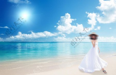 海景婚纱图片