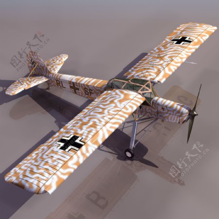 花纹3D飞机模型03