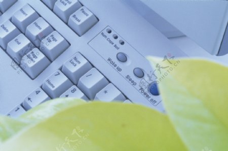 科技数码技术背景键盘