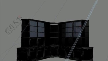 室内家具之柜子B063D模型