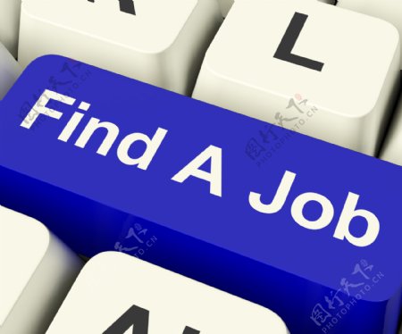 找工作的电脑钥匙显示工作和职业的在线搜索