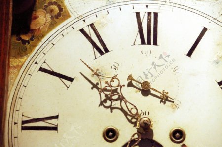 欧式复古钟表图片