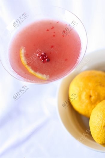 柠檬鸡尾酒图片