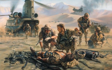 阿富汗战争中的英国士兵
