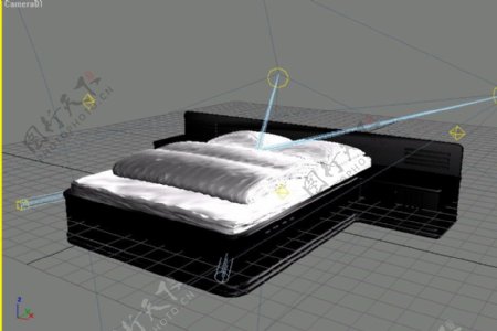 常见的床3d模型家具图片素材61