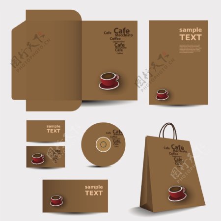 咖啡矢量包装设计图片