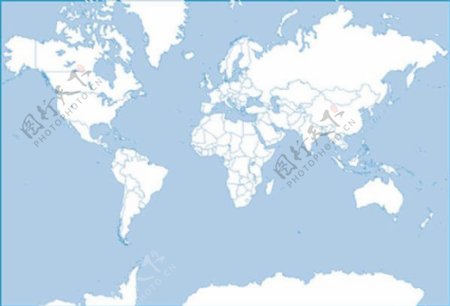 世界地图矢量素材