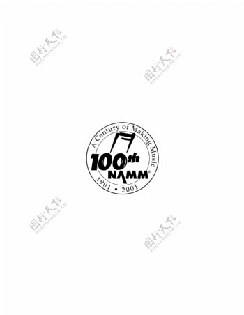 NAMM100thlogo设计欣赏IT公司标志案例NAMM100th下载标志设计欣赏