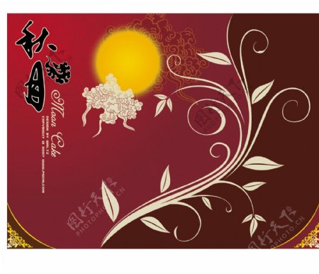 中秋节月饼包装封面