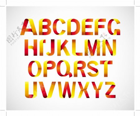 矢量字体设计的40系列矢量素材