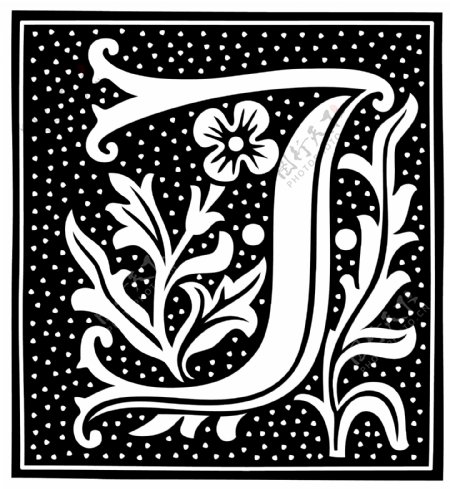 花式字母j字图片