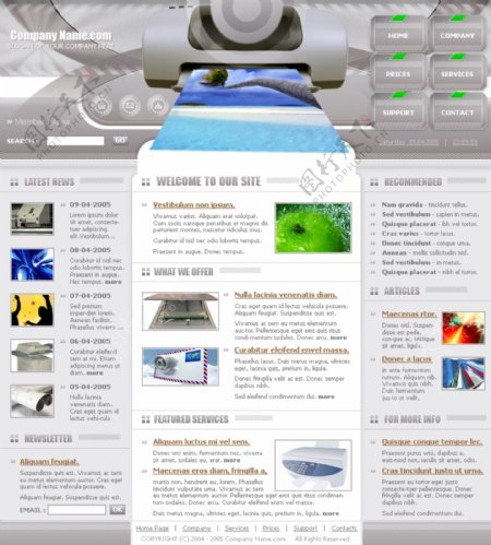 打印机扫描仪产品网页图片