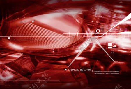 红色机械数码游戏背景设计psd分层素材