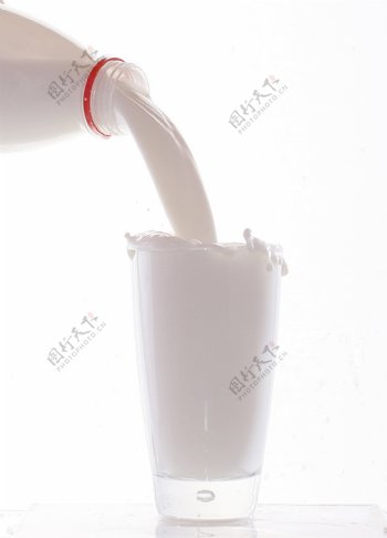 倒牛奶图片