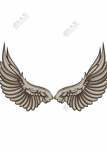 翅膀图案