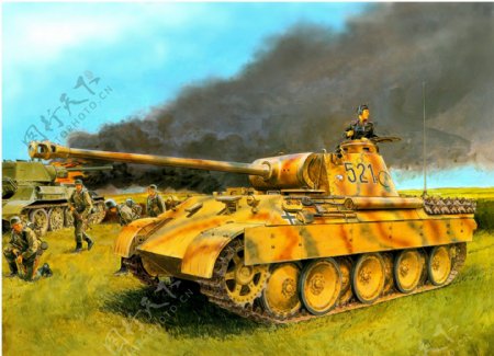 二战德军豹式A型坦克