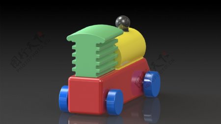 对于Ultimaker3D打印机玩具设计挑战机车引擎