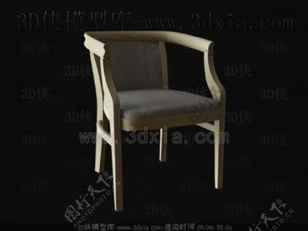 复古的简单的木椅