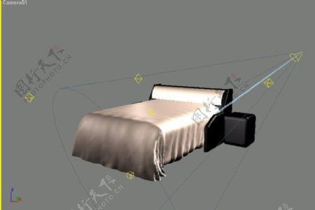 常见的床3d模型家具图片素材55