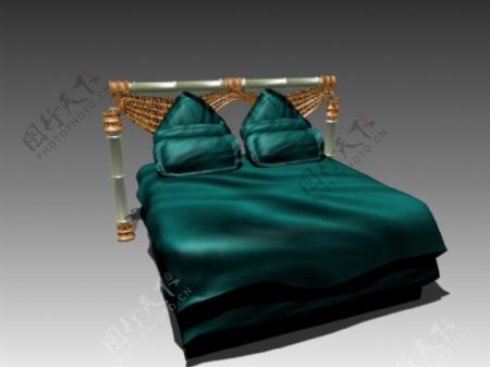 常见的床3d模型家具模型113