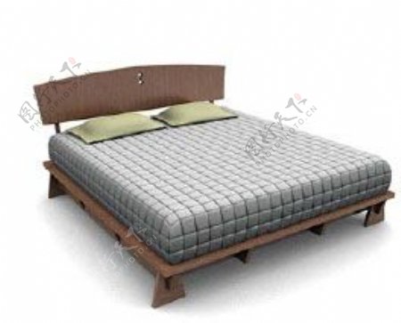国外床3d模型家具效果图73