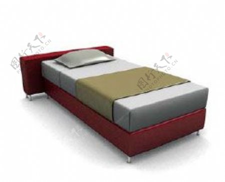 国外床3d模型家具效果图80