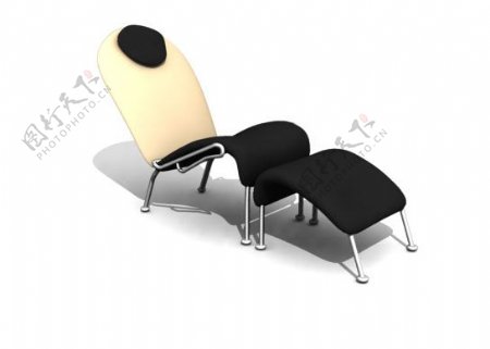 躺椅3d模型家具图片素材46
