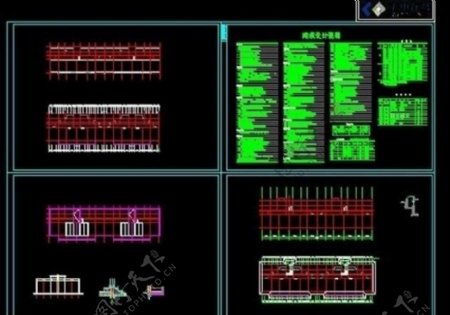 多层楼房cad设计图建筑cad大样图图片