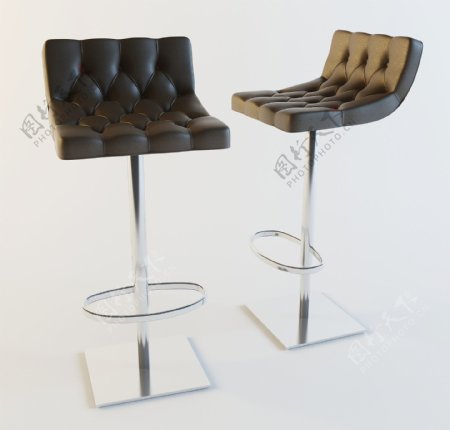 酒吧椅子3D模型素材