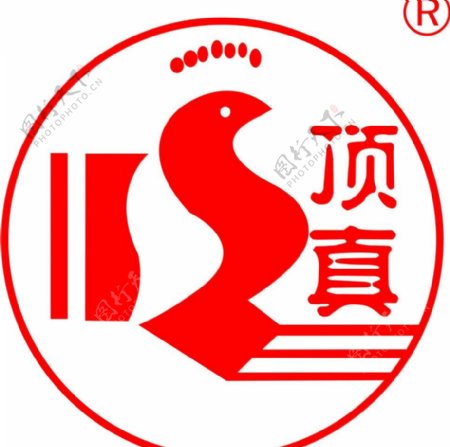 河南顶真食品logo图片