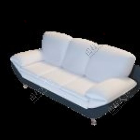 3D三人沙发模型