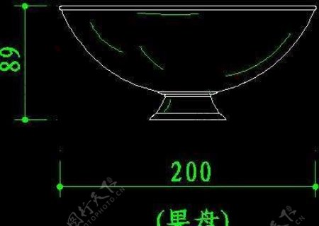 厨房水槽厨具器皿CAD图块41