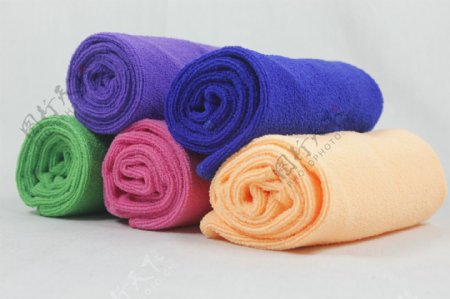 纤维毛巾图片