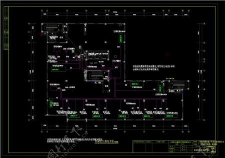设备层电力.弱电平面CAD图纸