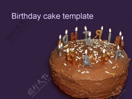 生日蛋糕模板