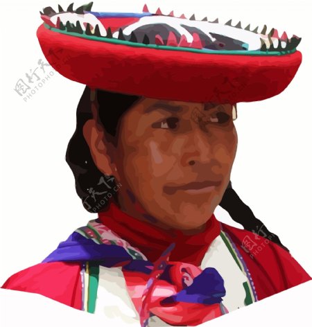 1秘鲁女性矢量