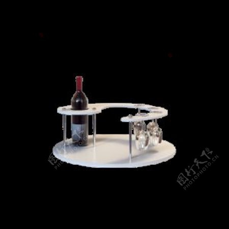 3D酒瓶模型