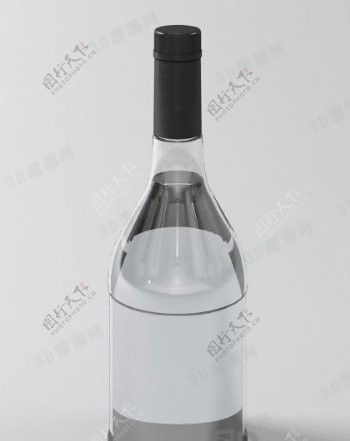 3D酒瓶模型