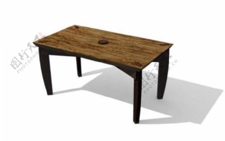 欧式家具桌子0383D模型