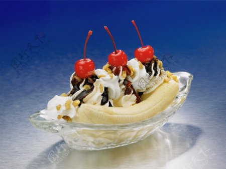 冰淇淋沙拉图片