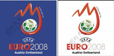 2008欧洲杯标志矢量素材