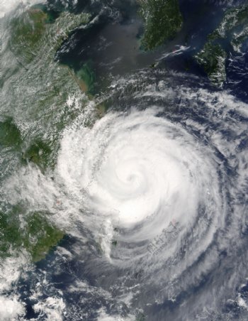台风卫星云图