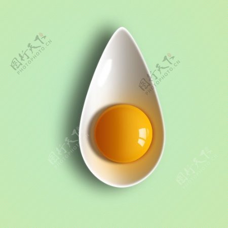 蛋黄PSD素材