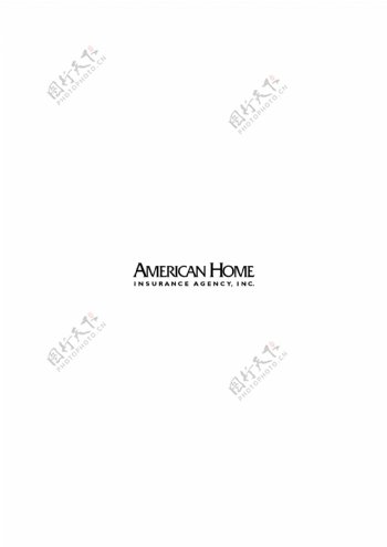 AmericanHomelogo设计欣赏AmericanHome保险公司标志下载标志设计欣赏