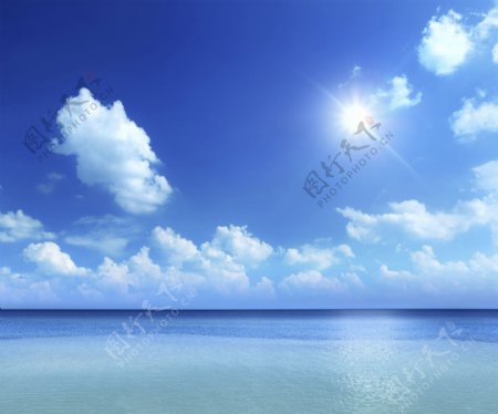 大海海平面图片