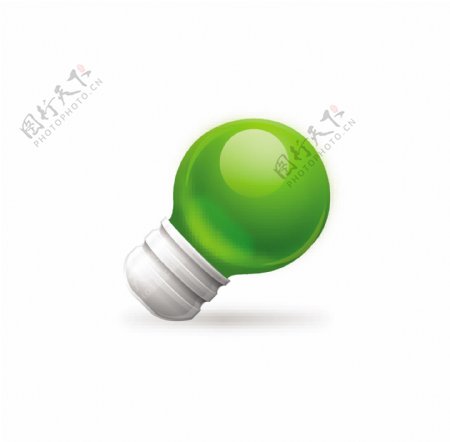 绿色的灯泡Lite加图标